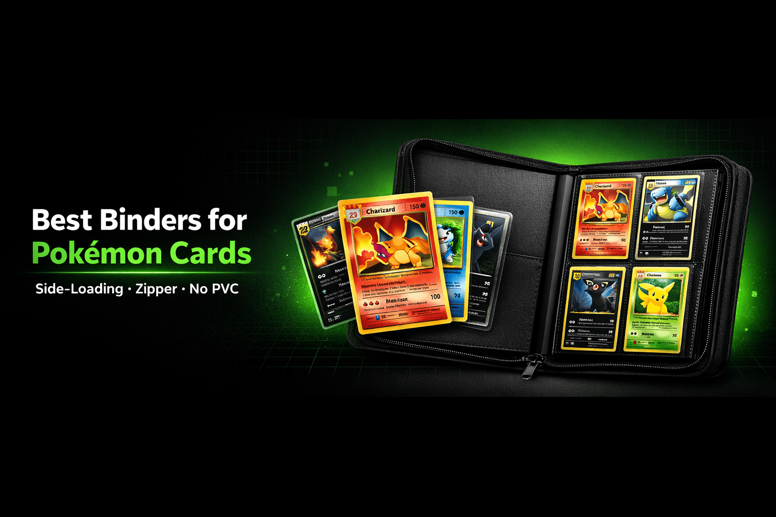Best Binders for Pokémon Cards (Side-Loading, Zipper, No PVC)