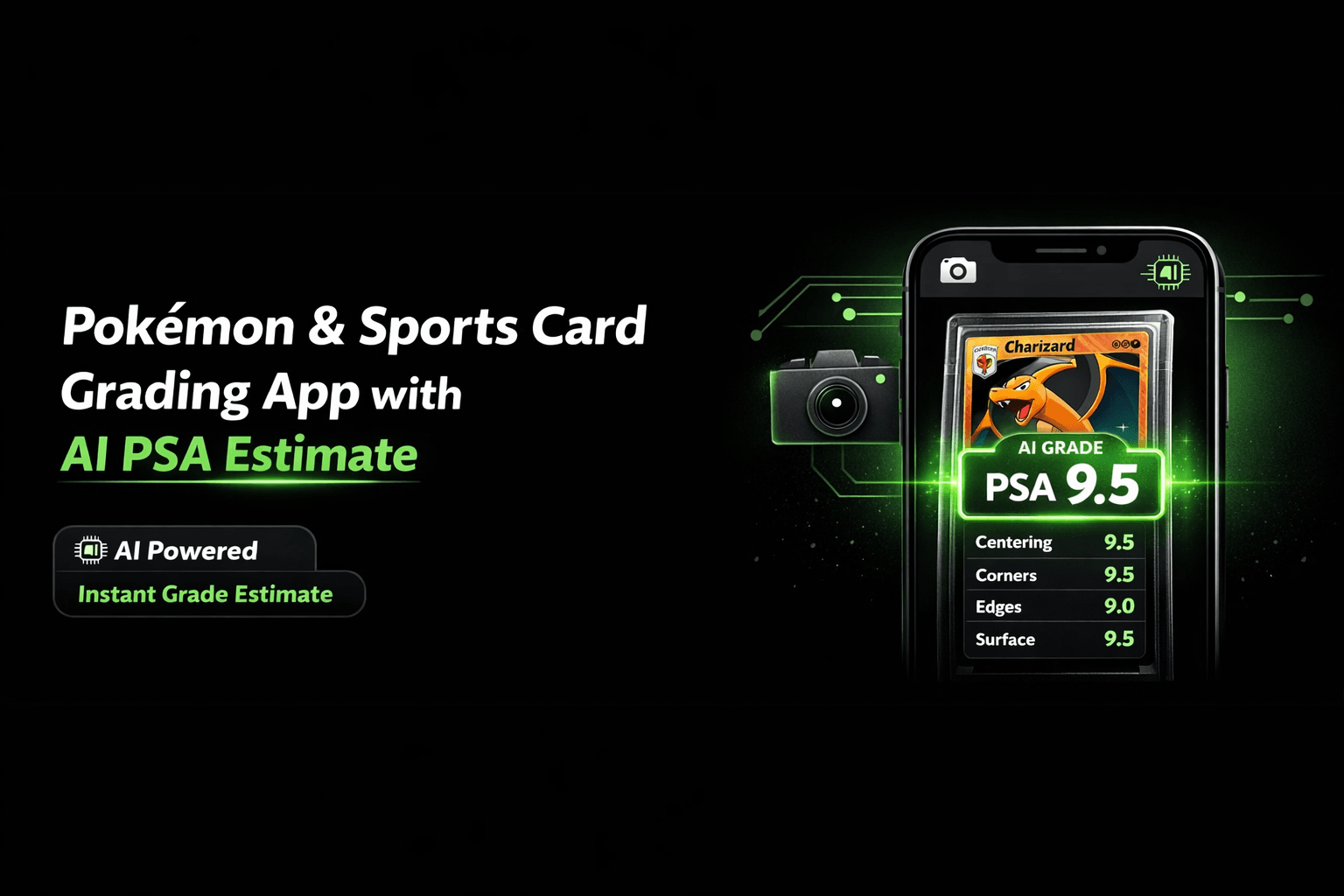 Pokémon & Sports Card Grading App with AI PSA Grade Estimate