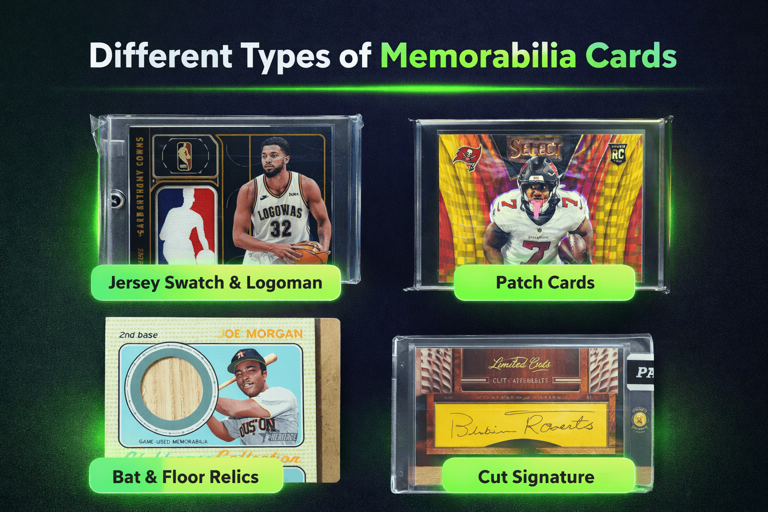 Different Types of Memorabilia Cards